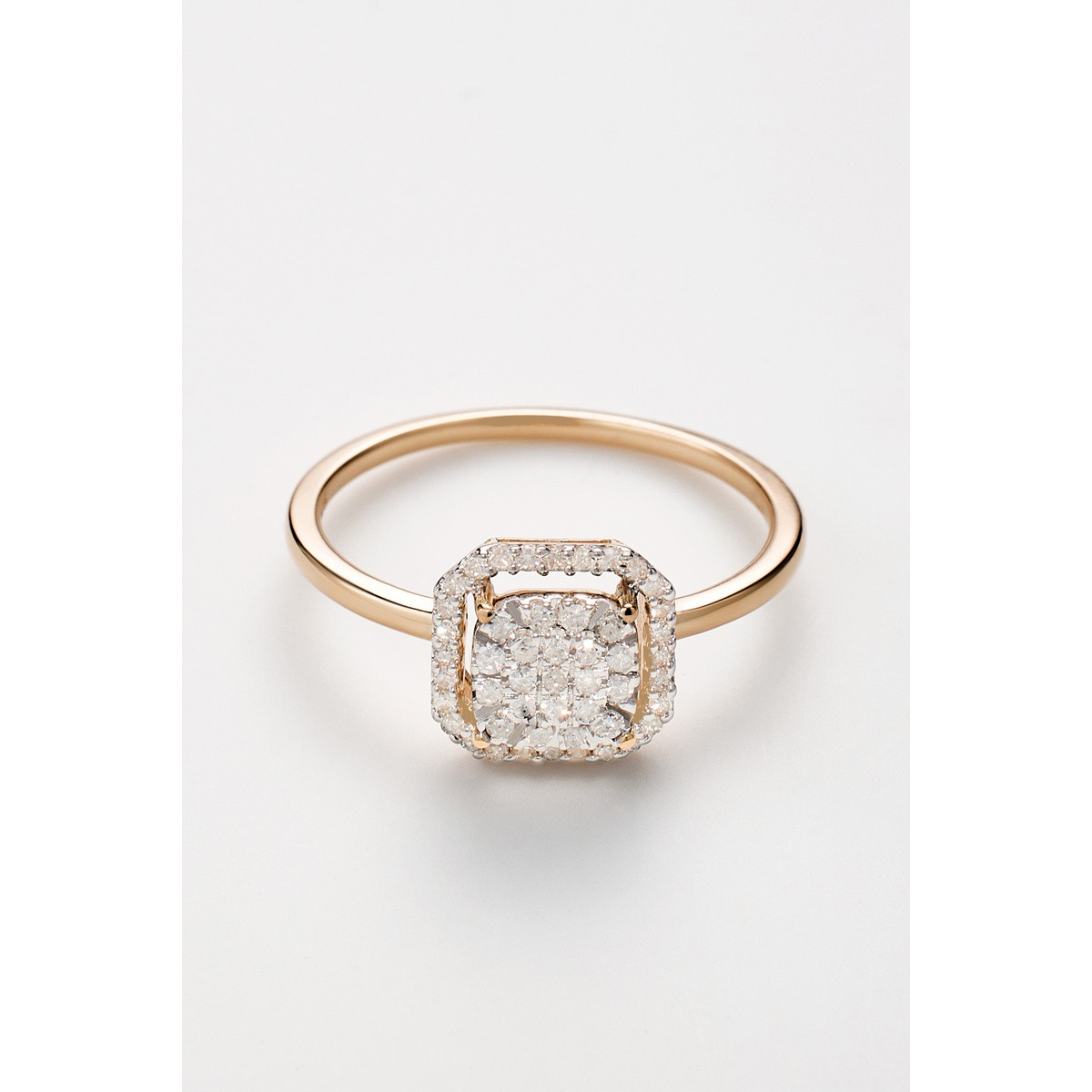 Bague " Violette" Or jaune et Diamant Bague " Violette" Or jaune et Diamant