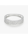 Bague " Élodie" Or blanc et Diamant