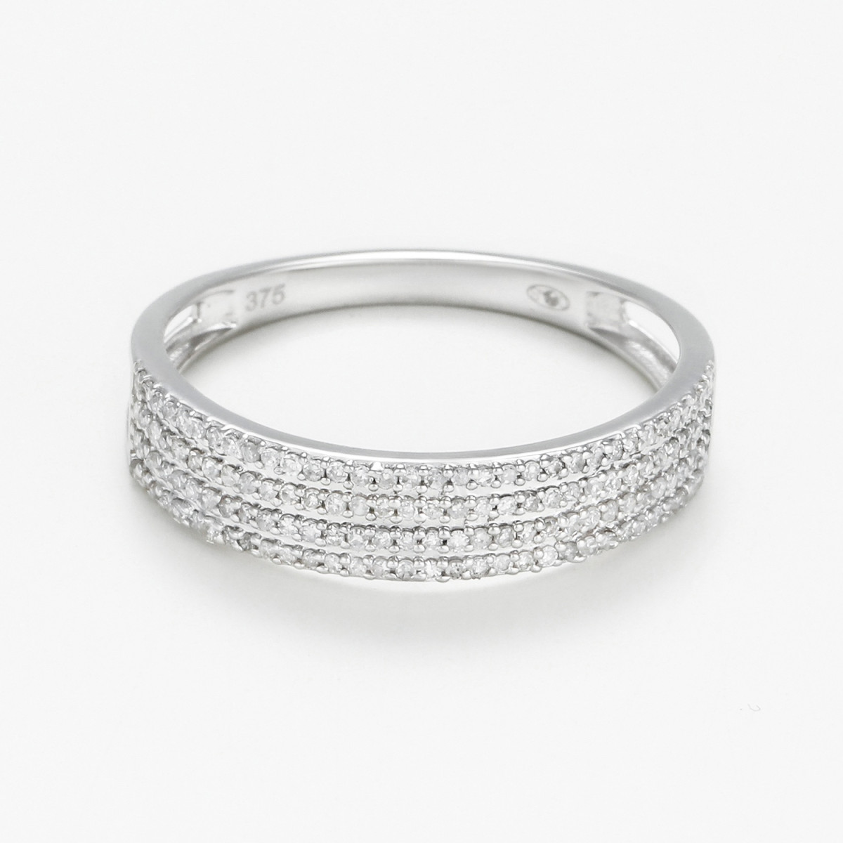 Bague " Élodie" Or blanc et Diamant Bague " Élodie" Or blanc et Diamant