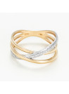 Bague " Hélène" Or jaune et Diamant