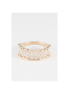 Bague " Inès" Or jaune et Diamant