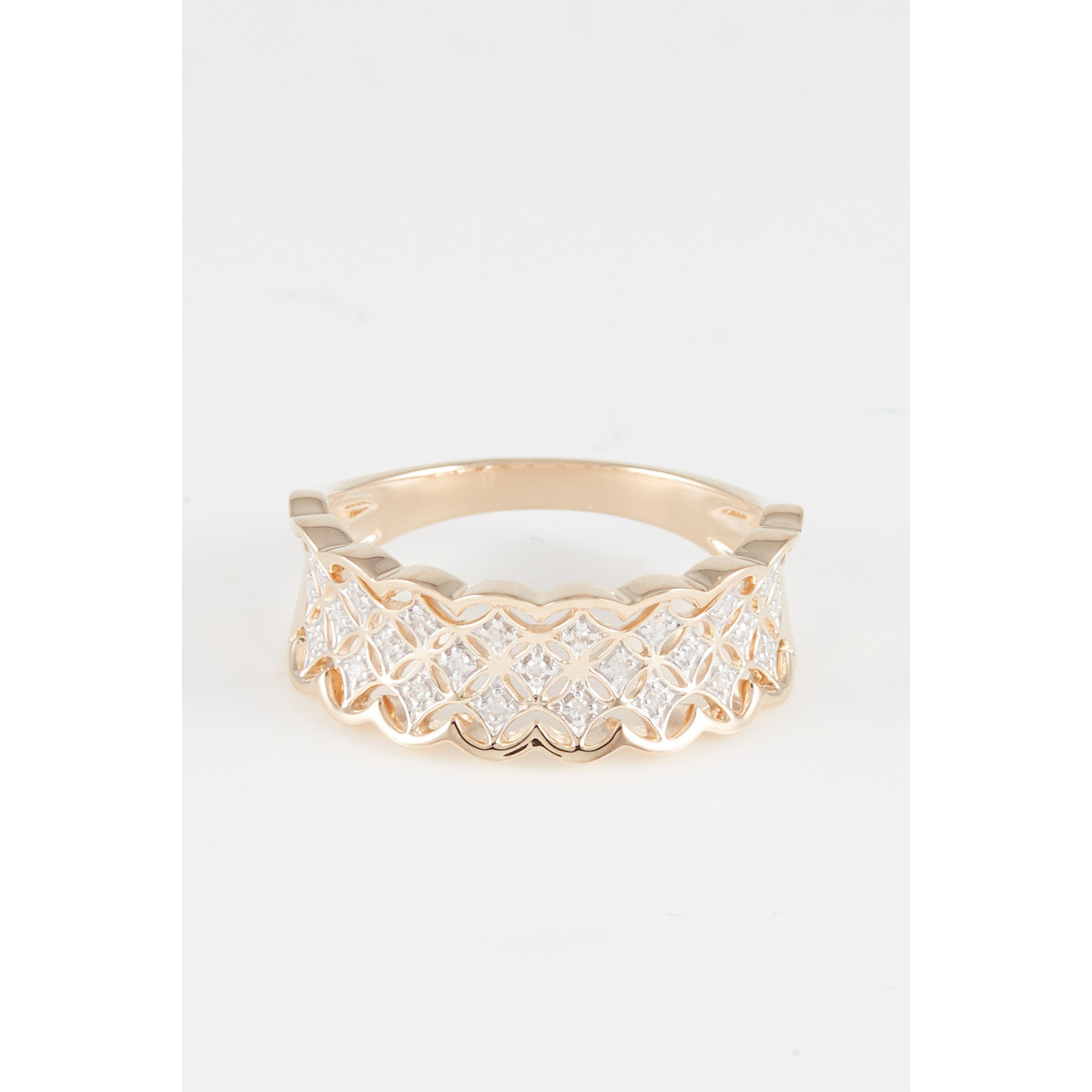 Bague " Inès" Or jaune et Diamant
