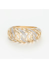 Bague " Isaline" Or jaune et Diamant