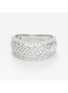 Bague " Joséphine" Or blanc et Diamant