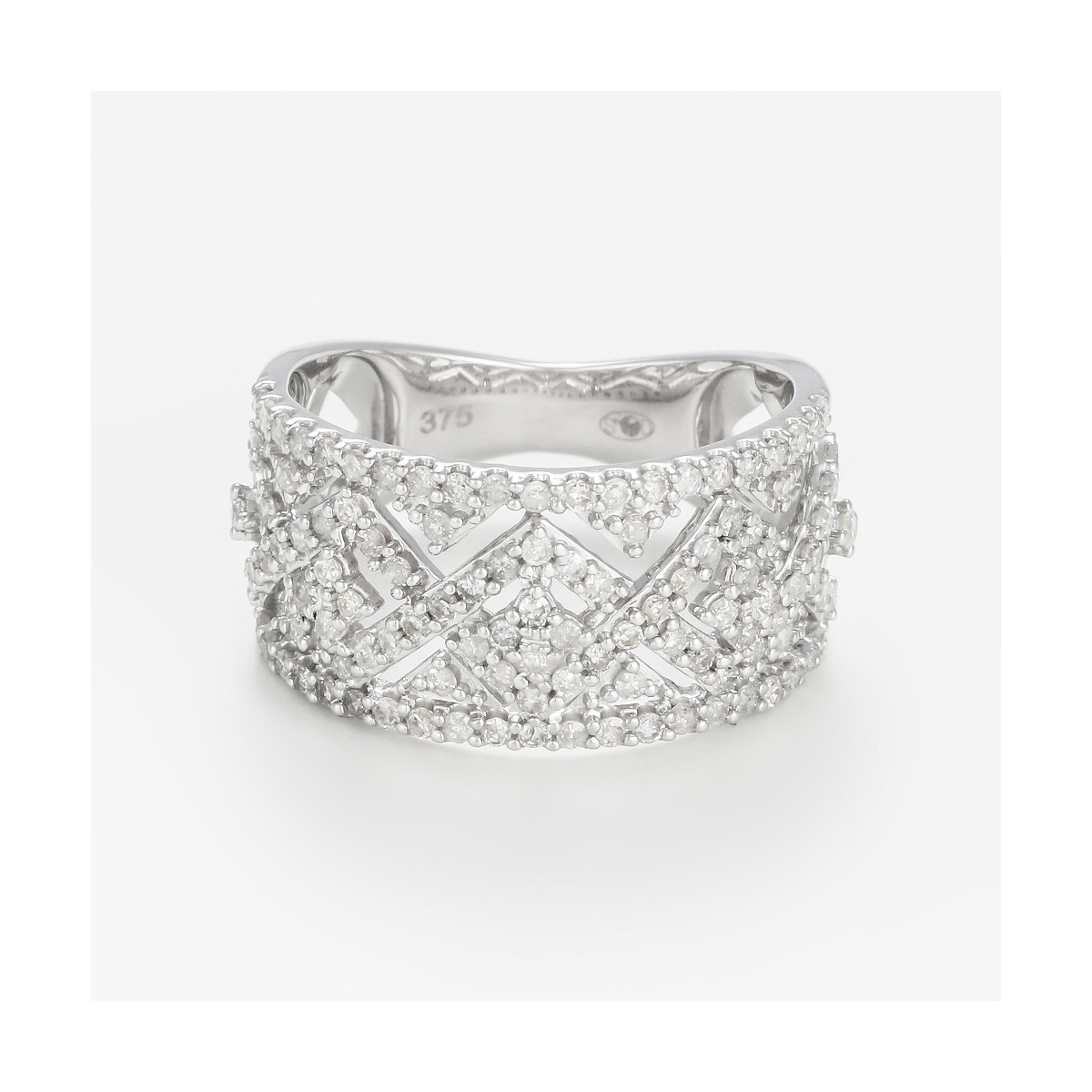 Bague " Léonie" Or blanc et Diamant Bague " Léonie" Or blanc et Diamant