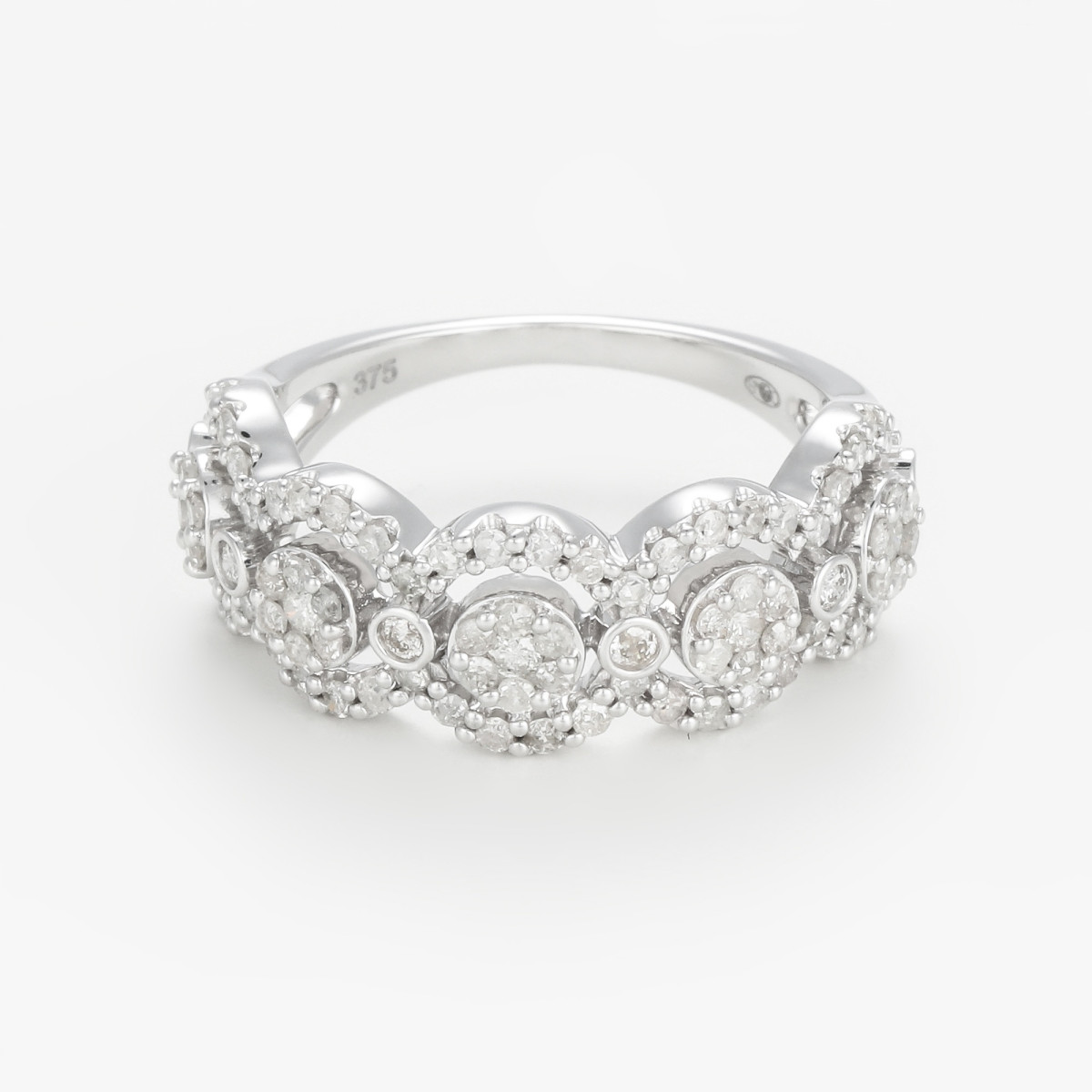 Bague " Lilou" Or blanc et Diamant