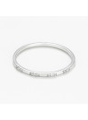 Bague " Luce" Or blanc et Diamant