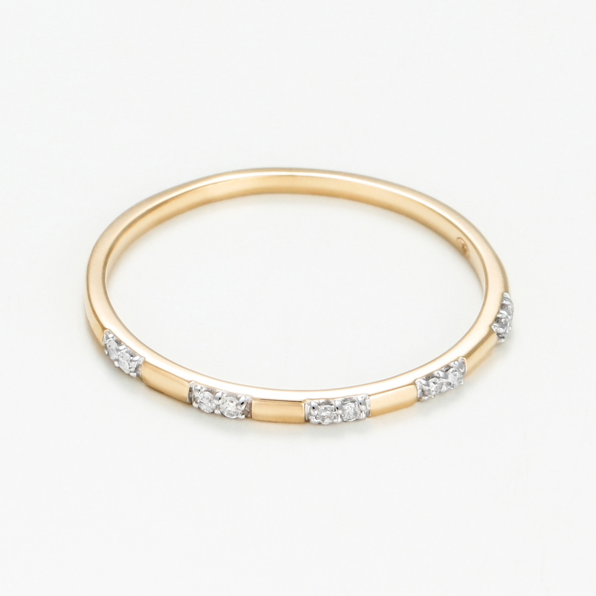Bague " Luce" Or jaune et Diamant