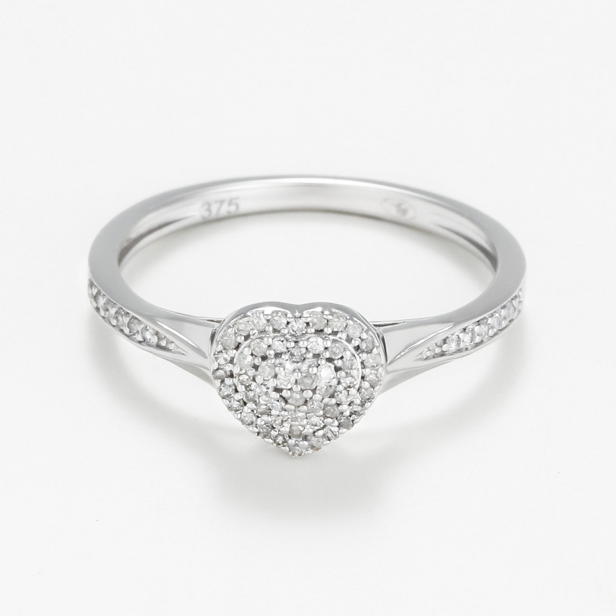 Bague " Nadège" Or blanc et Diamant