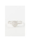 Bague " Nathalie" Or blanc et Diamant