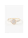 Bague " Nathalie" Or jaune et Diamant