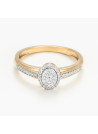 Bague " Isoline" Or jaune et Diamant