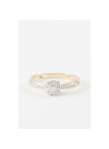 Bague " Olympe" Or jaune et Diamant