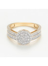 Bague " Rébecca" Or jaune et Diamant