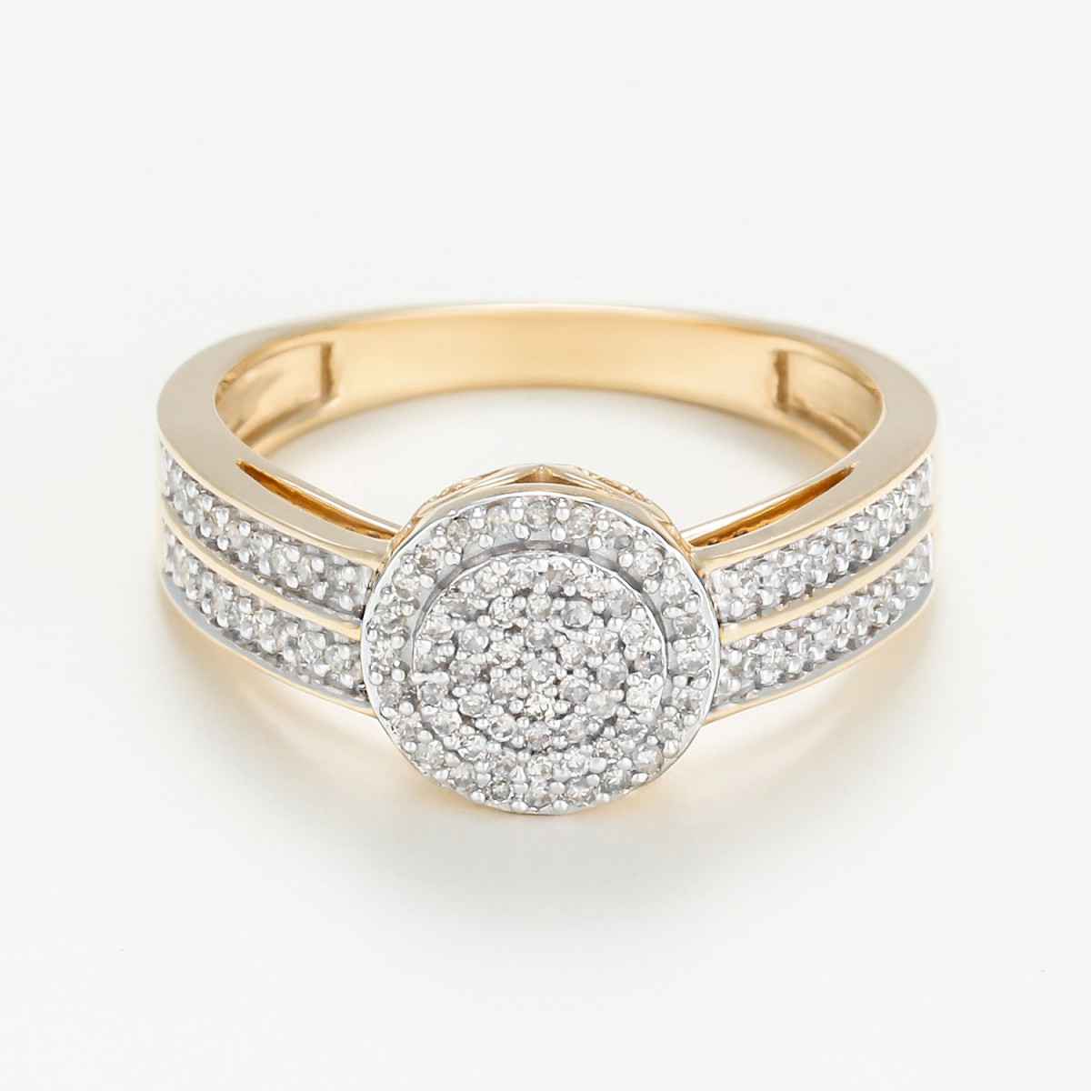 Bague " Rébecca" Or jaune et Diamant