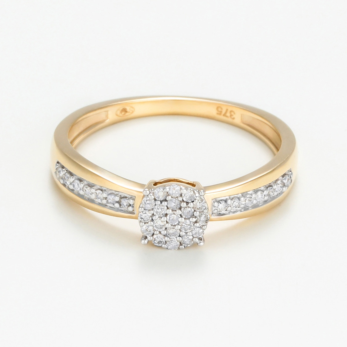 Bague " Roseline" Or jaune et Diamant Bague " Roseline" Or jaune et Diamant