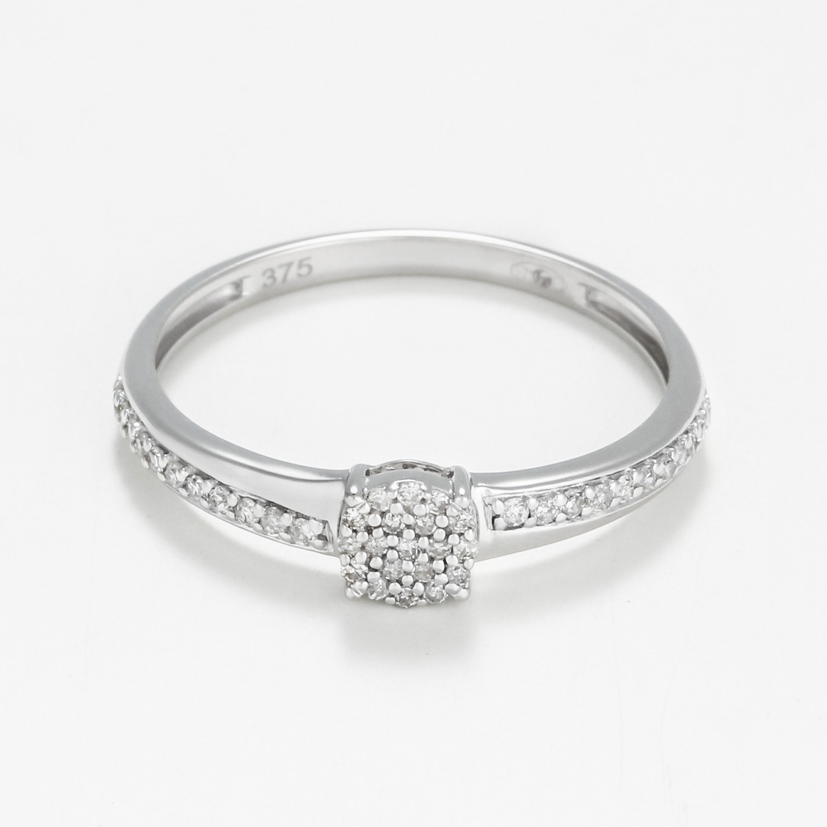 Bague " Solange" Or blanc et Diamant Bague " Solange" Or blanc et Diamant