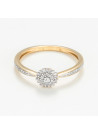 Bague " Victorine" Or jaune et Diamant