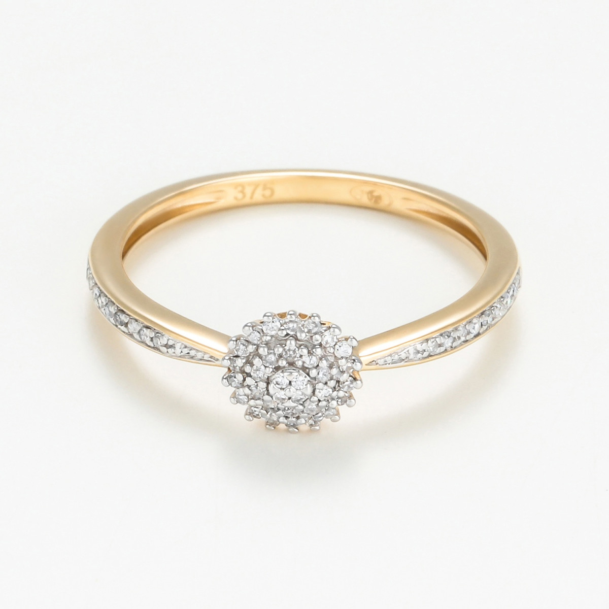 Bague " Victorine" Or jaune et Diamant Bague " Victorine" Or jaune et Diamant