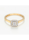 Bague " Viviane" Or jaune et Diamant