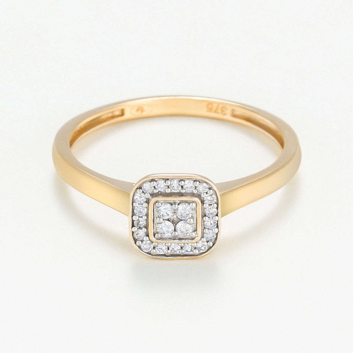 Bague " Viviane" Or jaune et Diamant