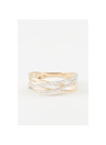 Bague "Théa" Or jaune et Diamant