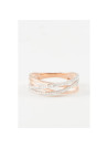 Bague "Théa" Or rose et Diamant