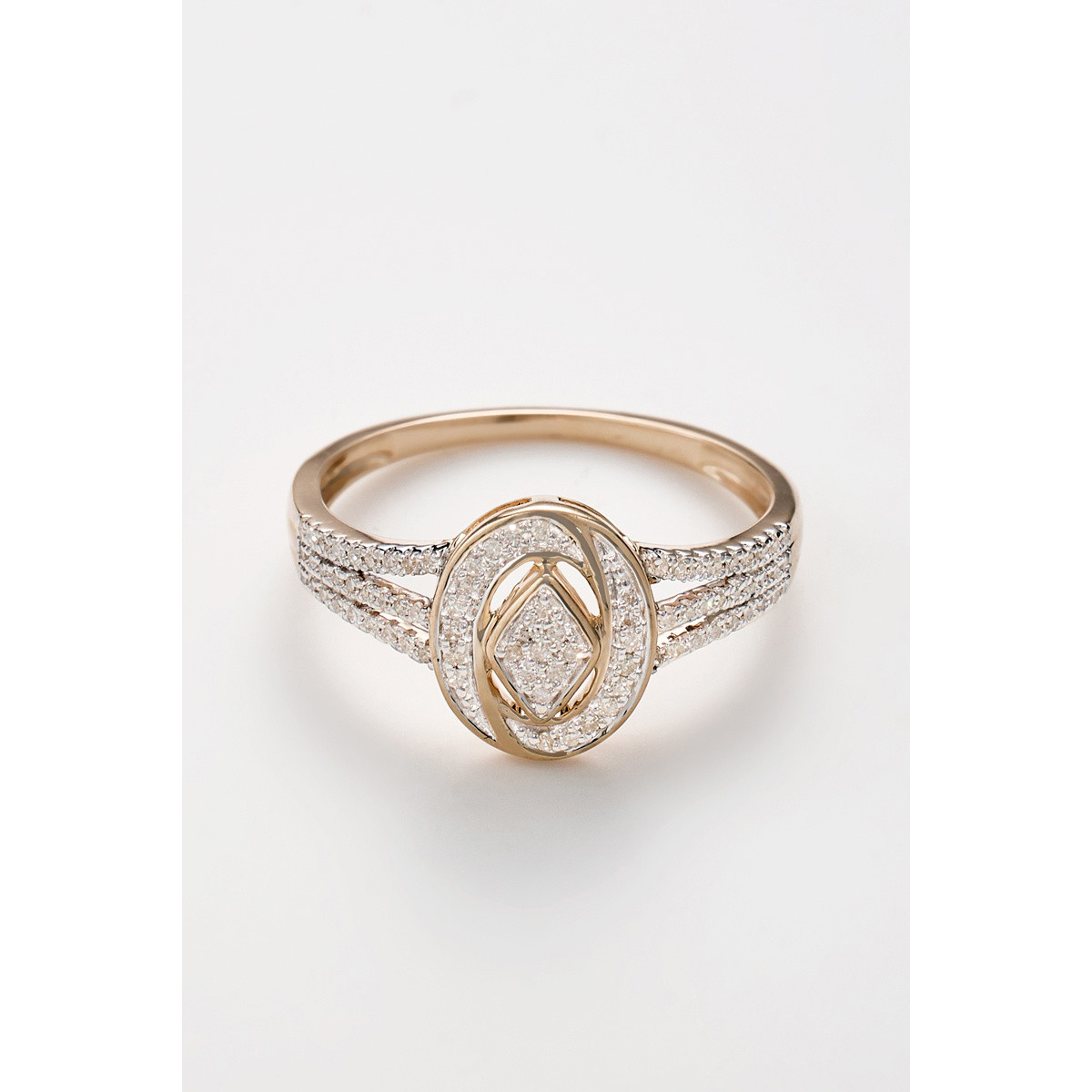 Bague " Adeline" Or jaune et Diamant