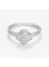 Bague " Aline" Or blanc et Diamant