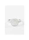 Bague " Angèle" Or blanc et Diamant