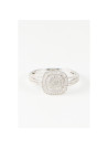 Bague " Ariane" Or blanc et Diamant