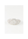 Bague " Béatrice" Or blanc et Diamant