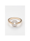 Bague " Aude" Or jaune et Diamant