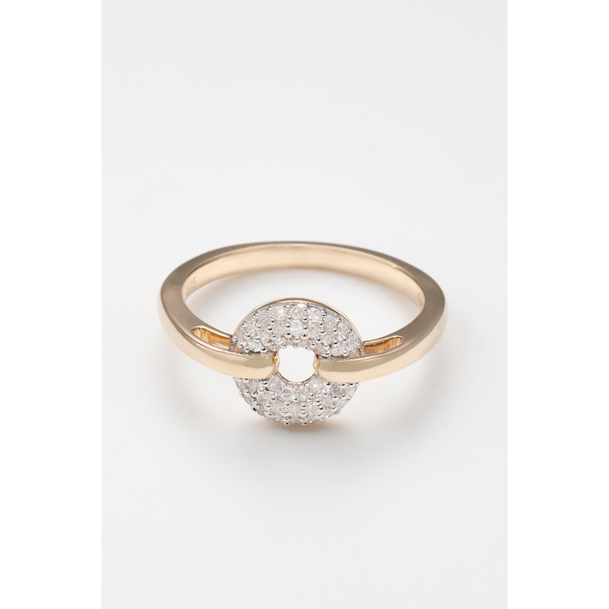 Bague " Aude" Or jaune et Diamant Bague " Aude" Or jaune et Diamant