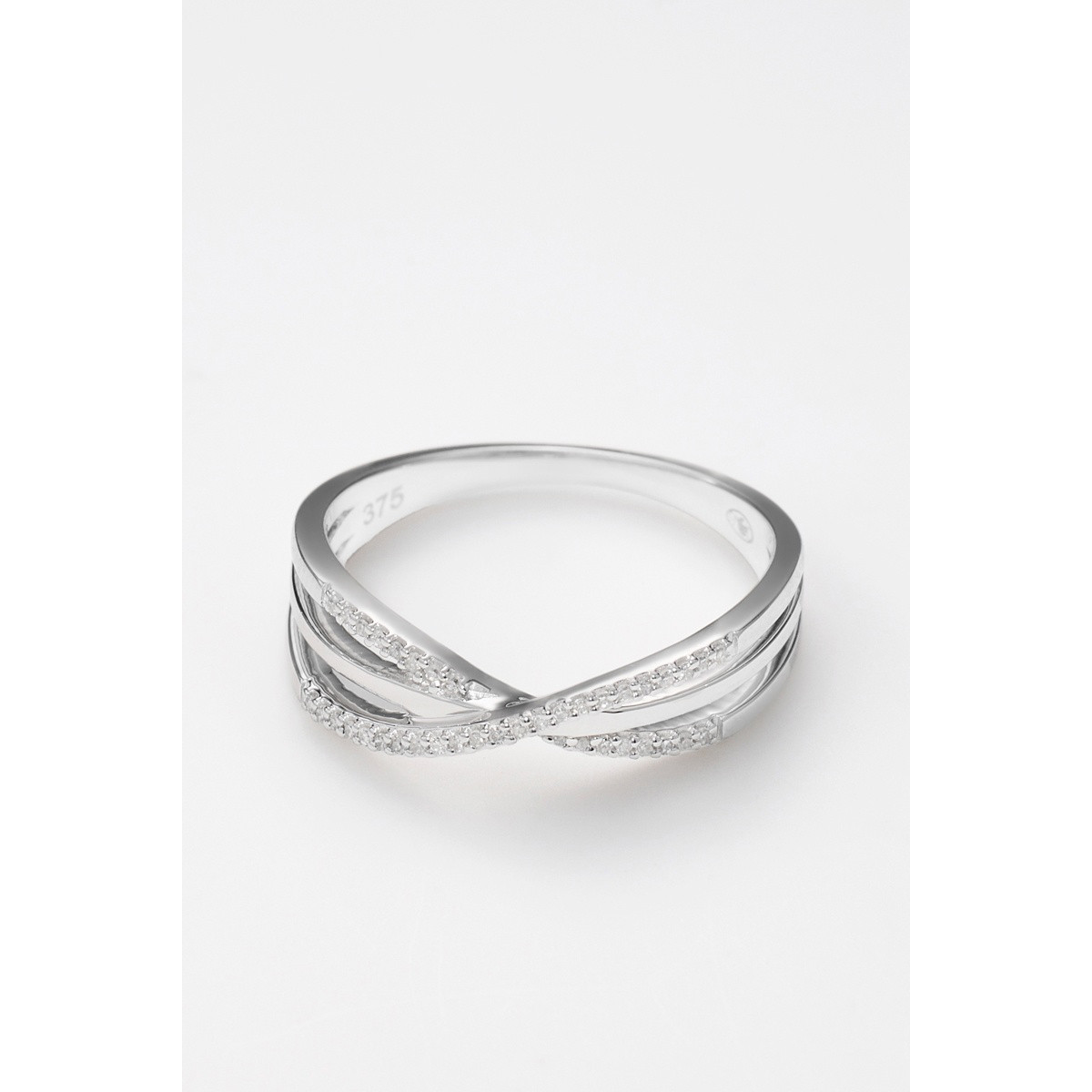 Bague " Camille" Or blanc et Diamant Bague " Camille" Or blanc et Diamant
