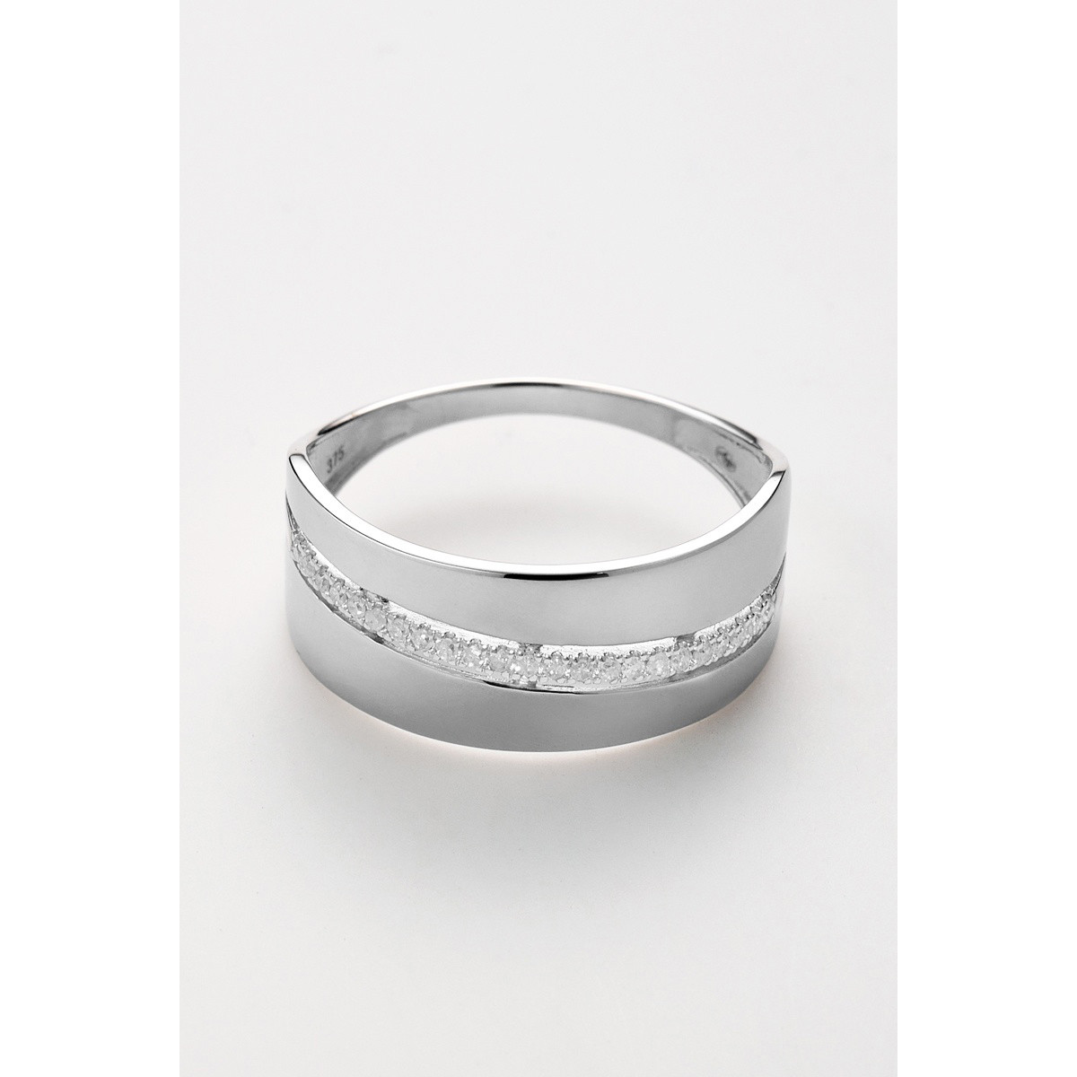 Bague " Jeanne" Or blanc et Diamant Bague " Jeanne" Or blanc et Diamant
