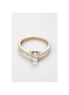 Bague " Ludivine" Or jaune et Topaze