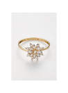 Bague " Rosaline" Or jaune et Diamant