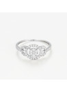 Bague " Amélie" Or blanc et Diamant