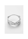 Bague " Anne" Or blanc et Diamant
