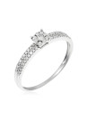 Bague "Violette" Or blanc et Diamant