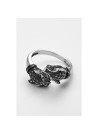 Bague "Anabelle" Or blanc et Diamant