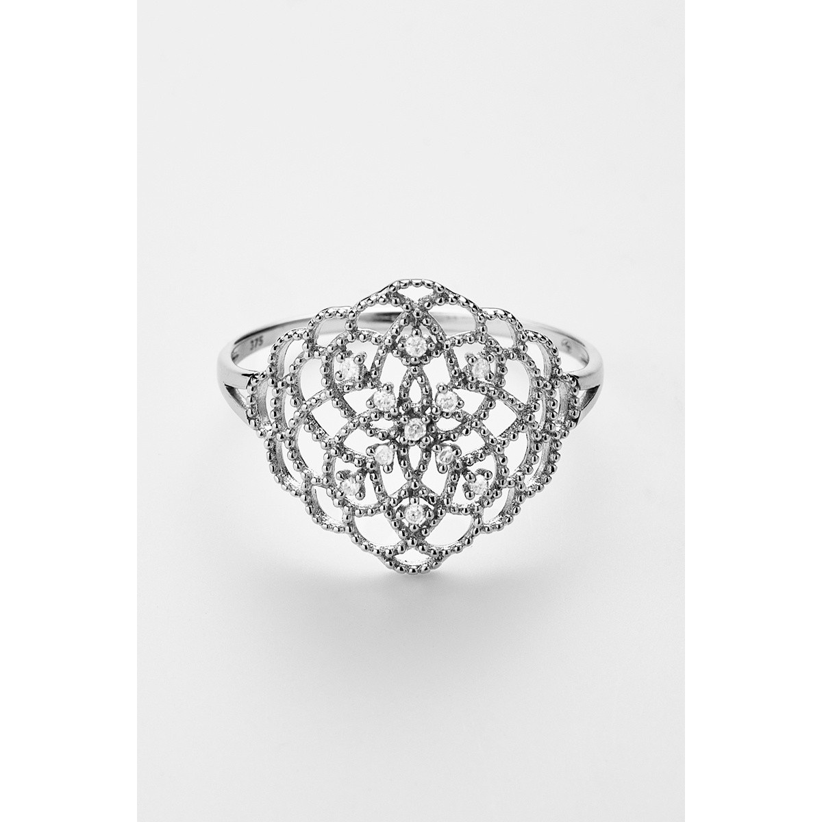 Bague " Cassandre" Or blanc et Diamant Bague " Cassandre" Or blanc et Diamant