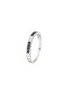 Bague "Annabelle" Or blanc et Saphir
