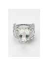 Bague "Raphaëlle" Or blanc et Améthyste