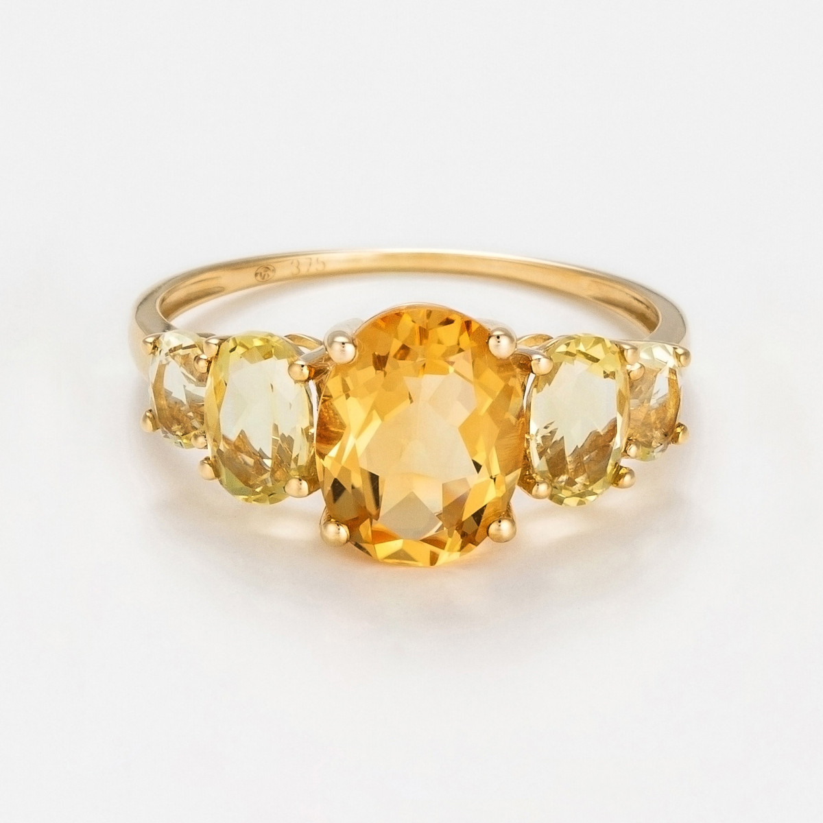 Bague "Flavie" Or jaune et Citrine Bague "Flavie" Or jaune et Citrine
