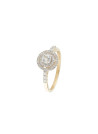 Bague "Hélène" Or jaune et Topaze