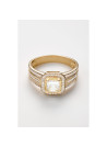 Bague "Iseult" Or jaune et Topaze