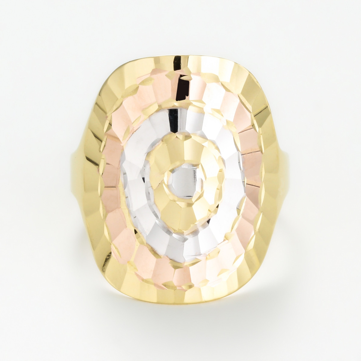 Bague "Virtuose" Or tricolore Bague "Virtuose" Or tricolore