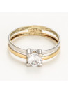 Bague "Sérénade" Or bicolore
